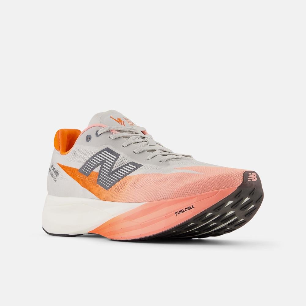 Tênis New Balance Fuelcell Supercomp Elite V5 Masculino Cinza/Laranja
