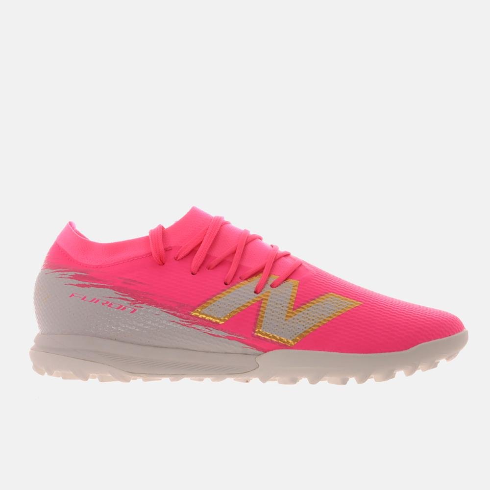 Chuteira Society New Balance Furon Team Tf V8 Unisex Rosa