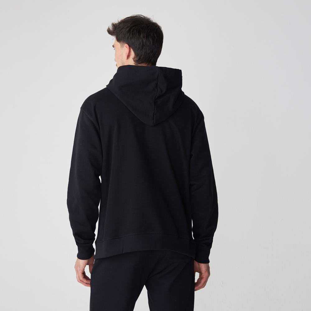Casaco Com Capuz Athletics Logo Masculino Preto 2