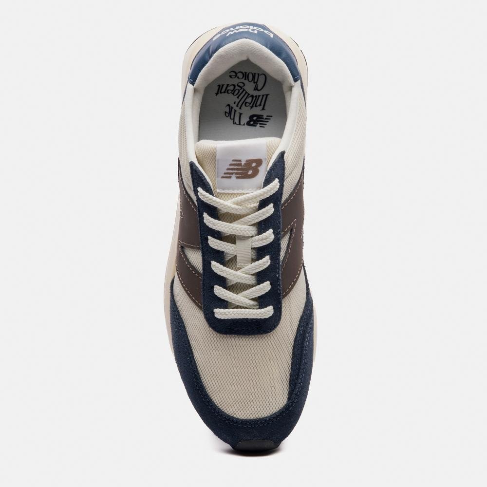 Tênis New Balance 370v1 Unisex Bege/Azul 3