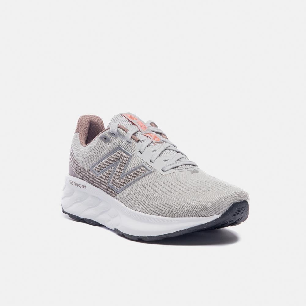 Tênis New Balance Fresh Foam 520 V9 Feminino Off White/Rosa 4