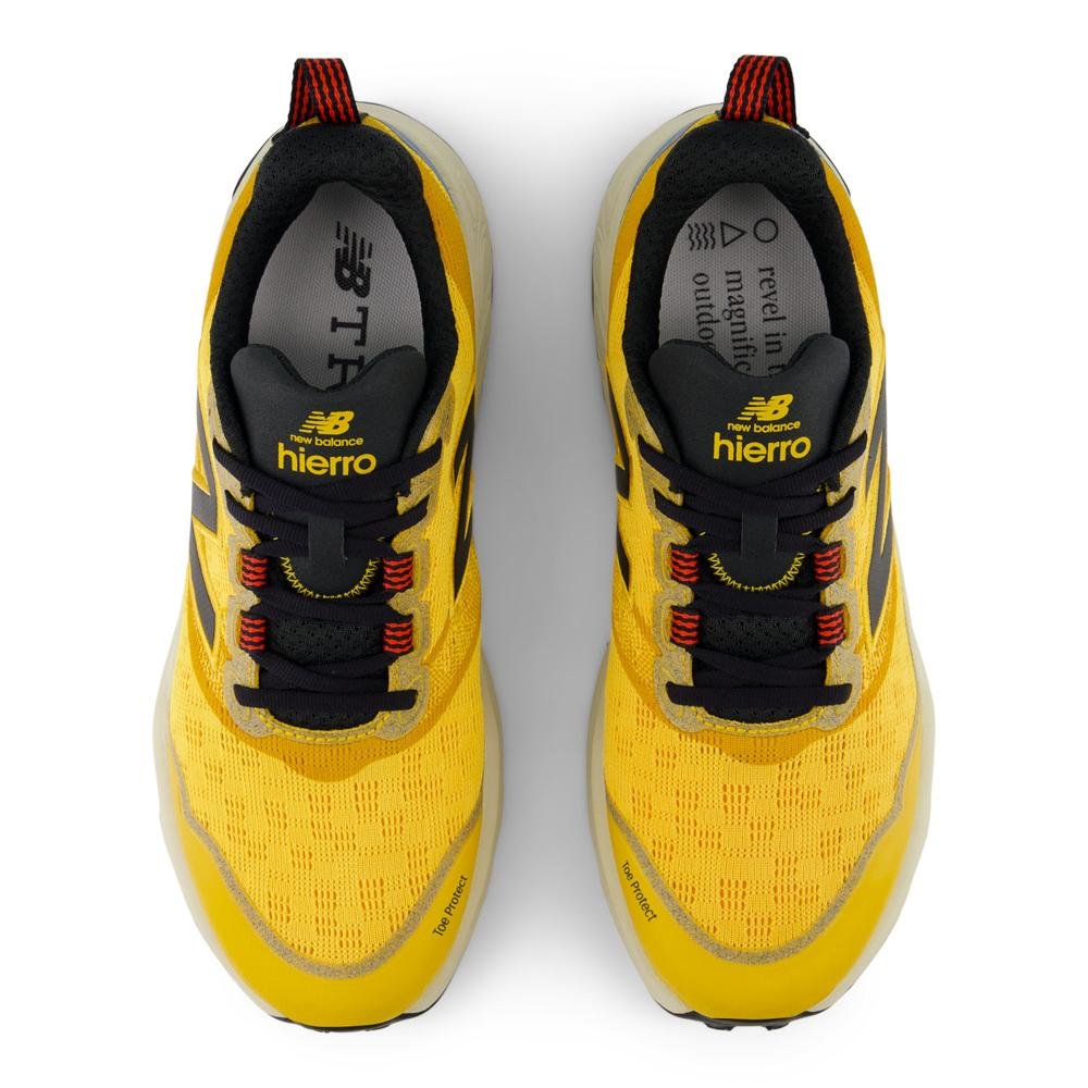 Tênis New Balance Fresh Foam X Hierro V9 Masculino Amarelo 3
