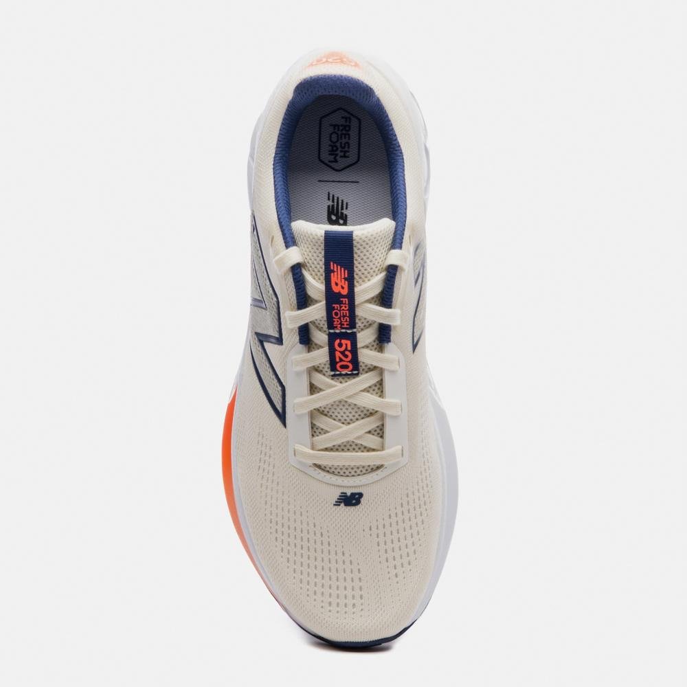 Tênis New Balance Fresh Foam 520 V9 Masculino Off White 3