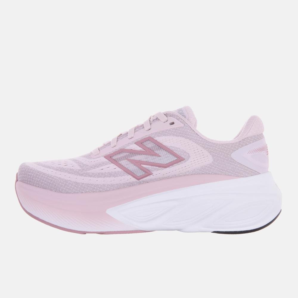 Tênis New Balance Fresh Foam X More V6 Feminino Branco/Rosa 2