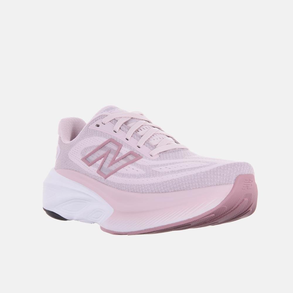 Tênis New Balance Fresh Foam X More V6 Feminino Branco/Rosa 4