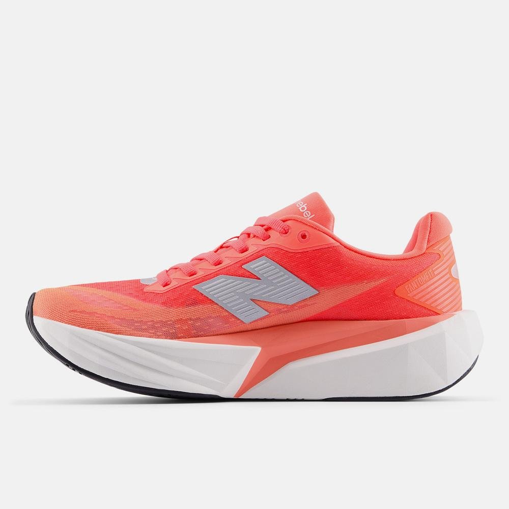 Tênis New Balance Fuelcell Rebel V5 Feminino Laranja 2