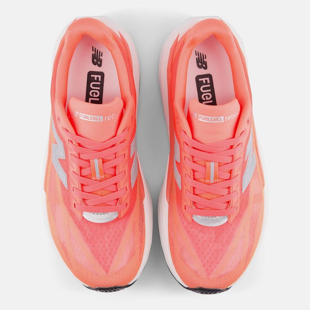 Tênis New Balance Fuelcell Rebel V5 Feminino Laranja 3