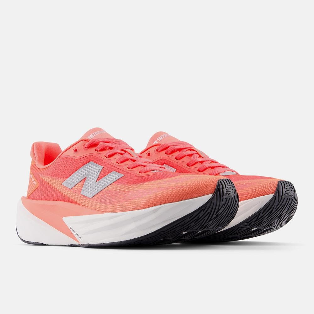 Tênis New Balance Fuelcell Rebel V5 Feminino Laranja 4