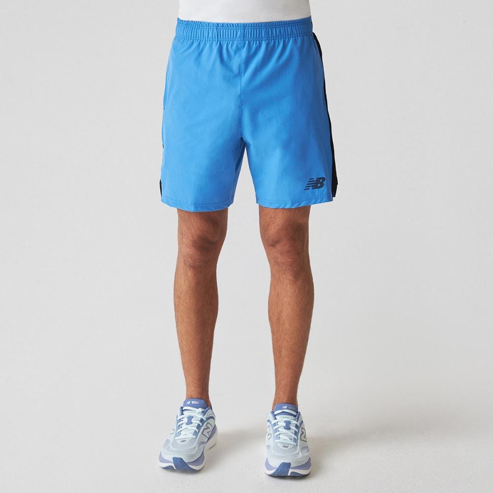 Bermuda Tenacity Logo 7" Masculina Azul 2
