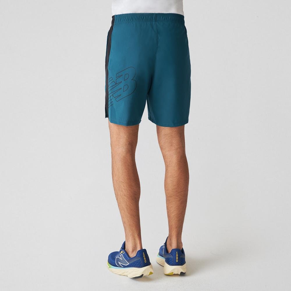 Bermuda Tenacity Logo 7" Masculina Azul 2