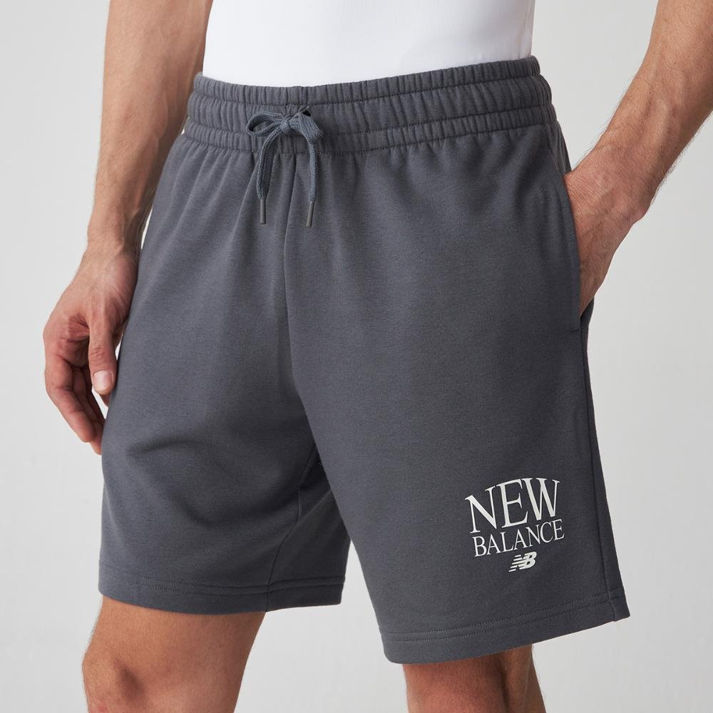 Bermuda Reimagined 7" (Sem Felpa) Masculina Cinza 3