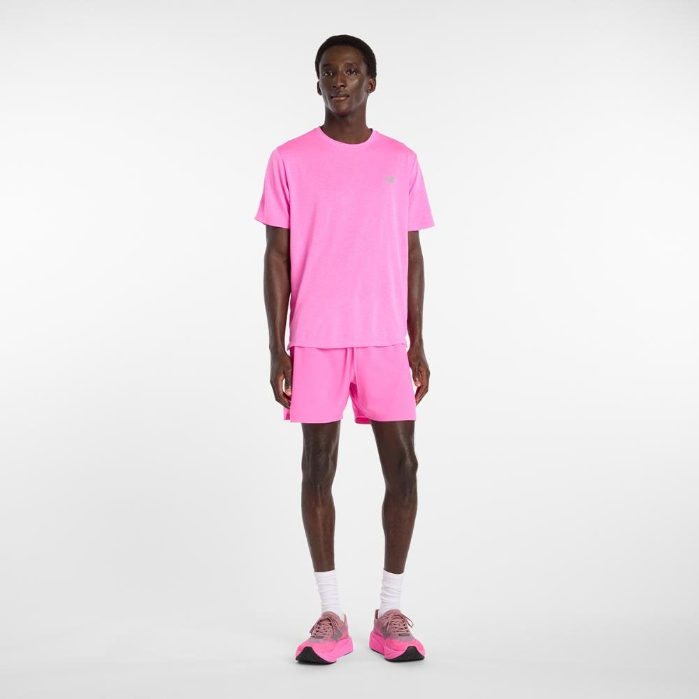 Camisa Atlhetics Run Masculina Rosa 6
