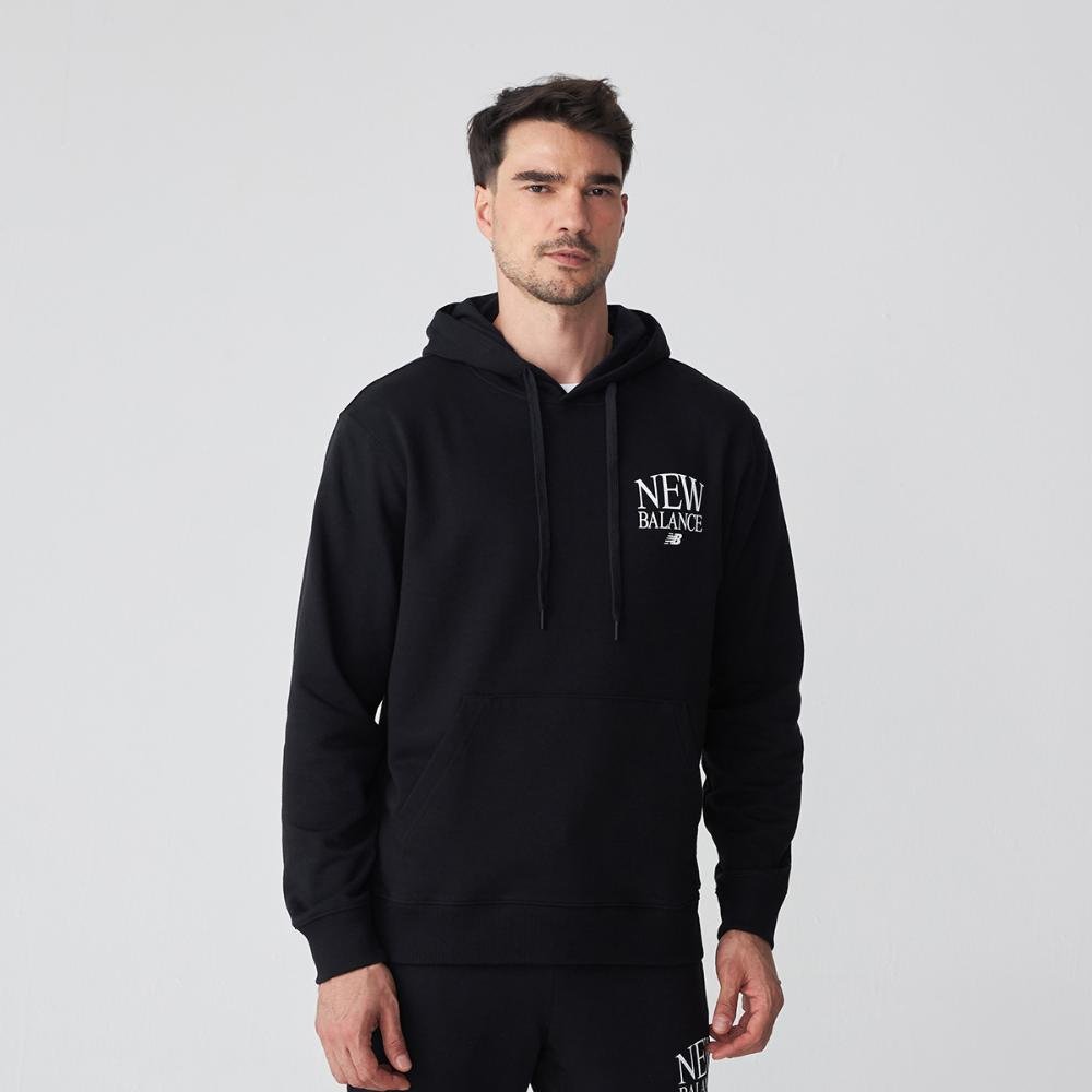 Casaco Com Capuz Reimagined (Sem Felpa) Masculino Preto 2