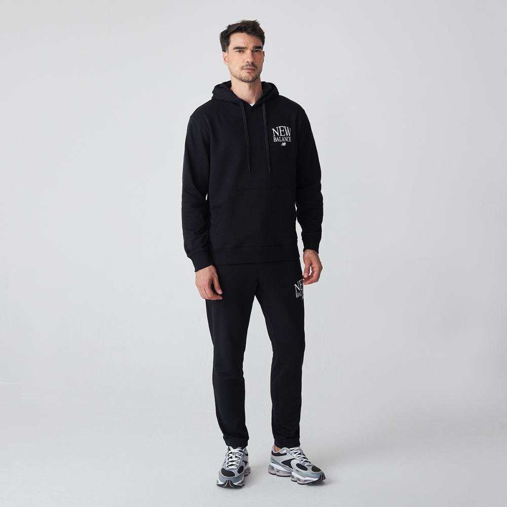 Casaco Com Capuz Reimagined (Sem Felpa) Masculino Preto 6