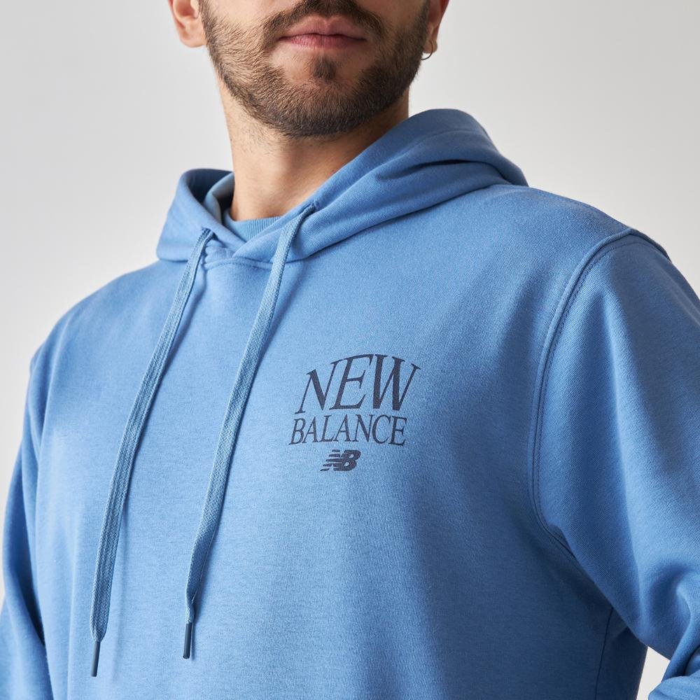 Casaco Com Capuz Reimagined (Sem Felpa) Masculino Azul 2
