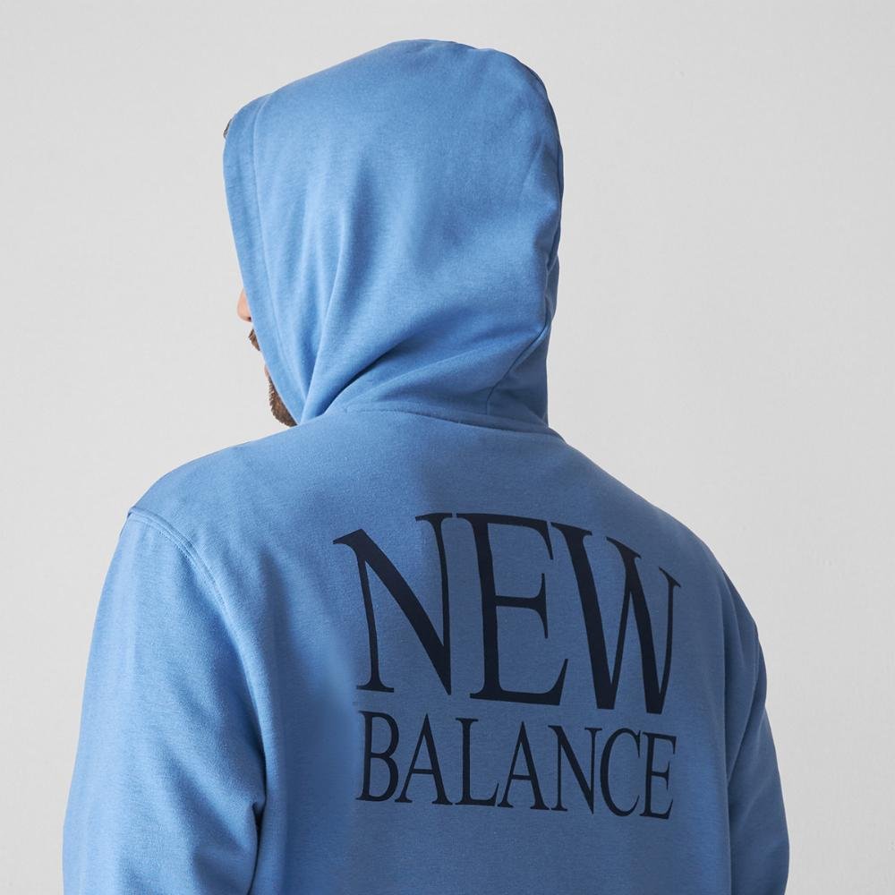 Casaco Com Capuz Reimagined (Sem Felpa) Masculino Azul 4