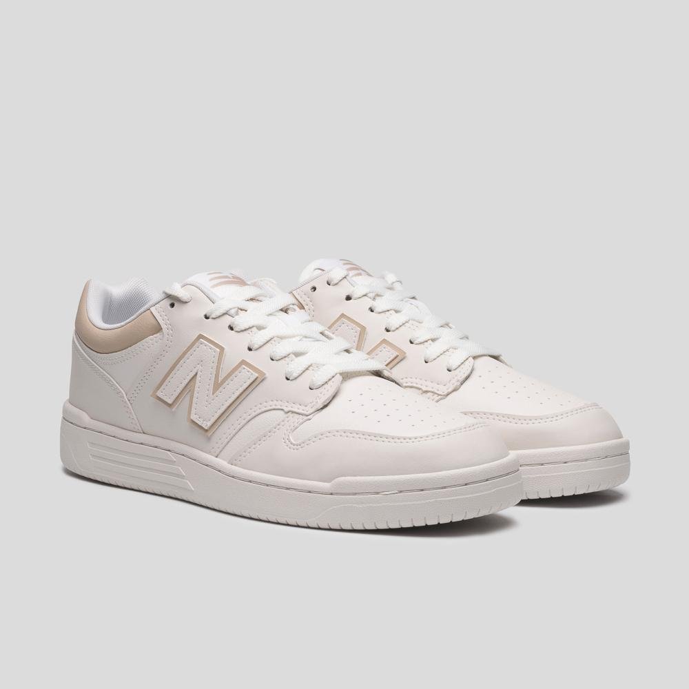 Tênis New Balance 480 Low Unisex Off White 4