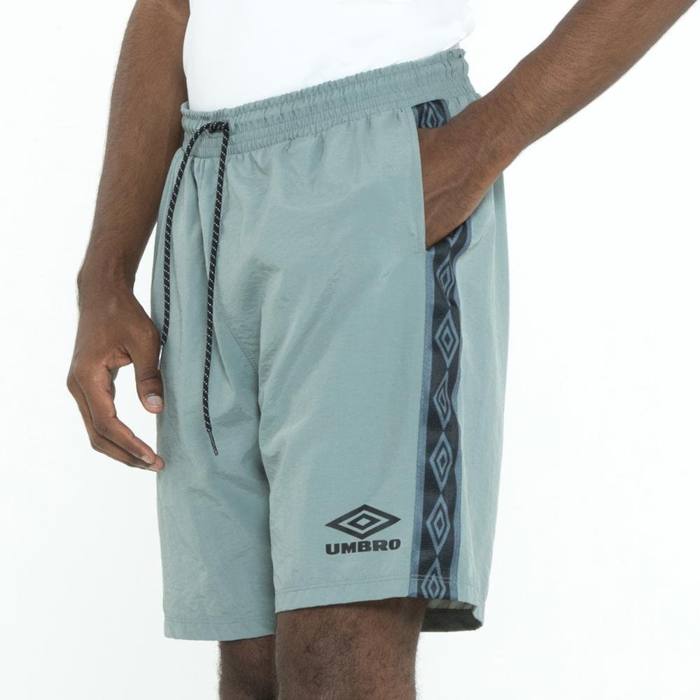 Bermuda Masculina Umbro Traditional Club Cinza 3