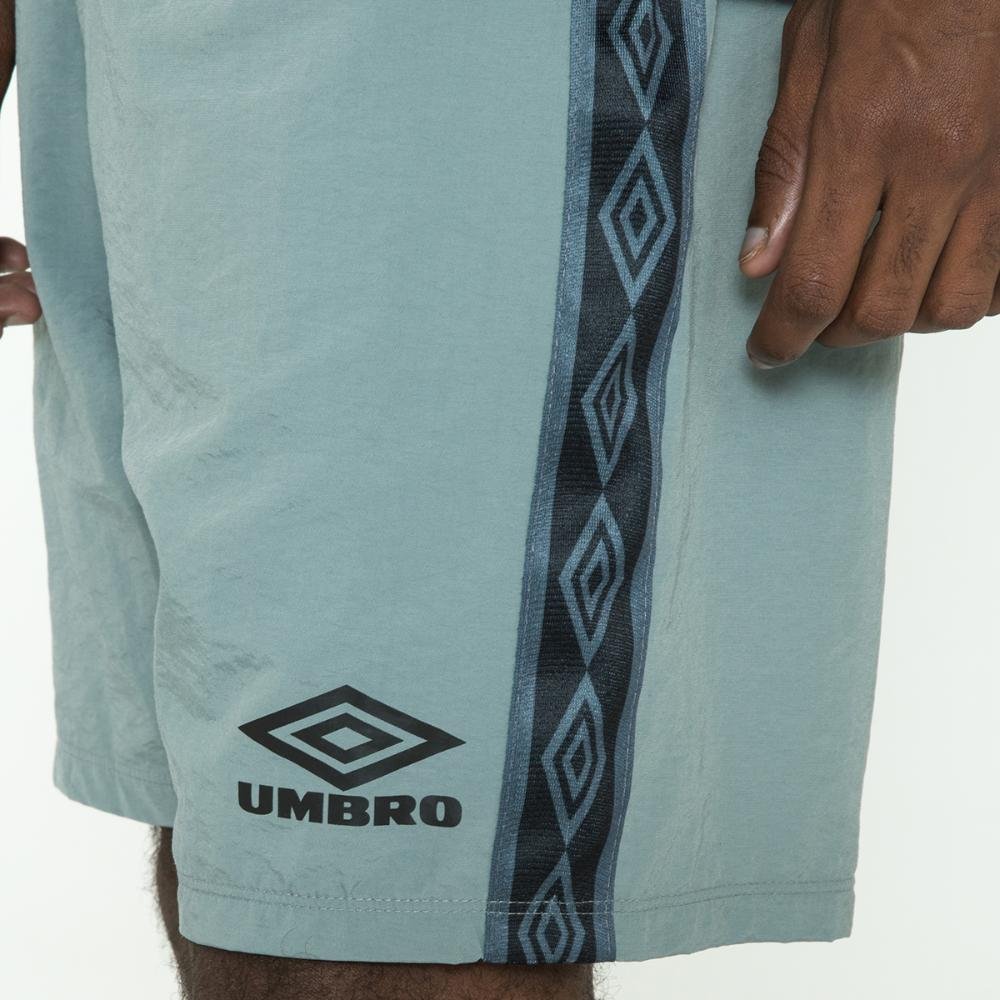 Bermuda Masculina Umbro Traditional Club Cinza 4