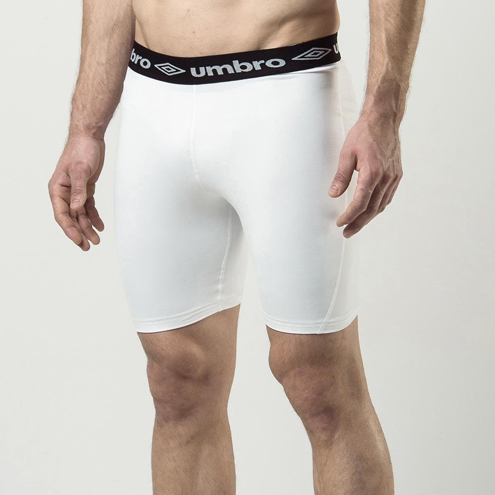 Bermuda Masculina Umbro Térmica Twr Diamond New Branco 2