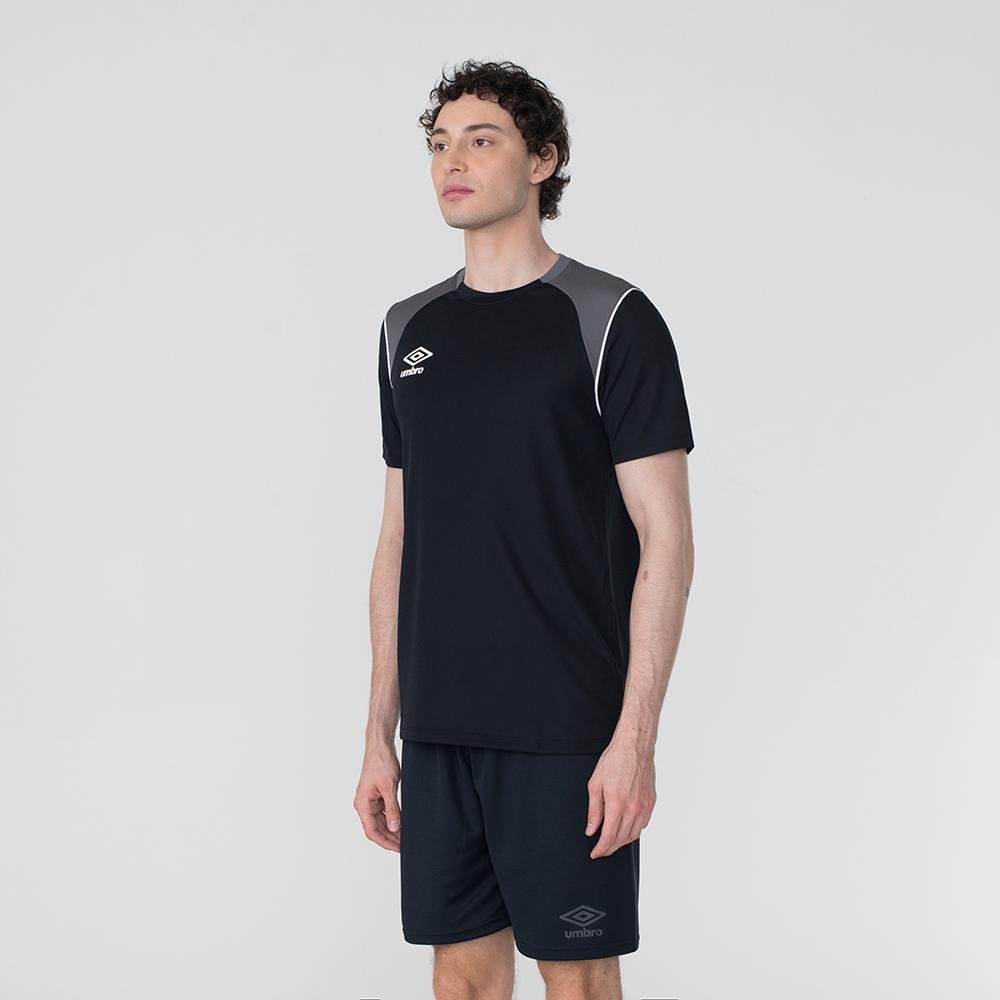 Camisa Masculina Umbro Color Pipe Preto 2