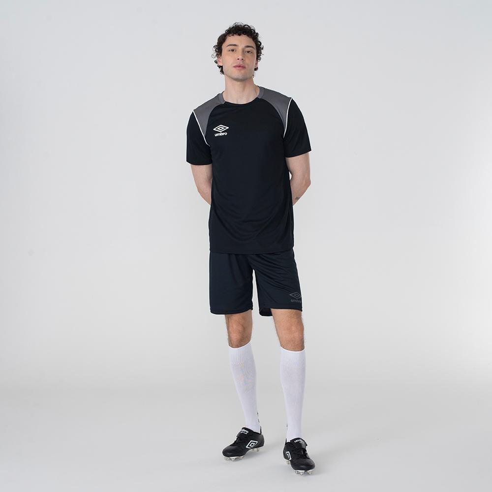 Camisa Masculina Umbro Color Pipe Preto 4