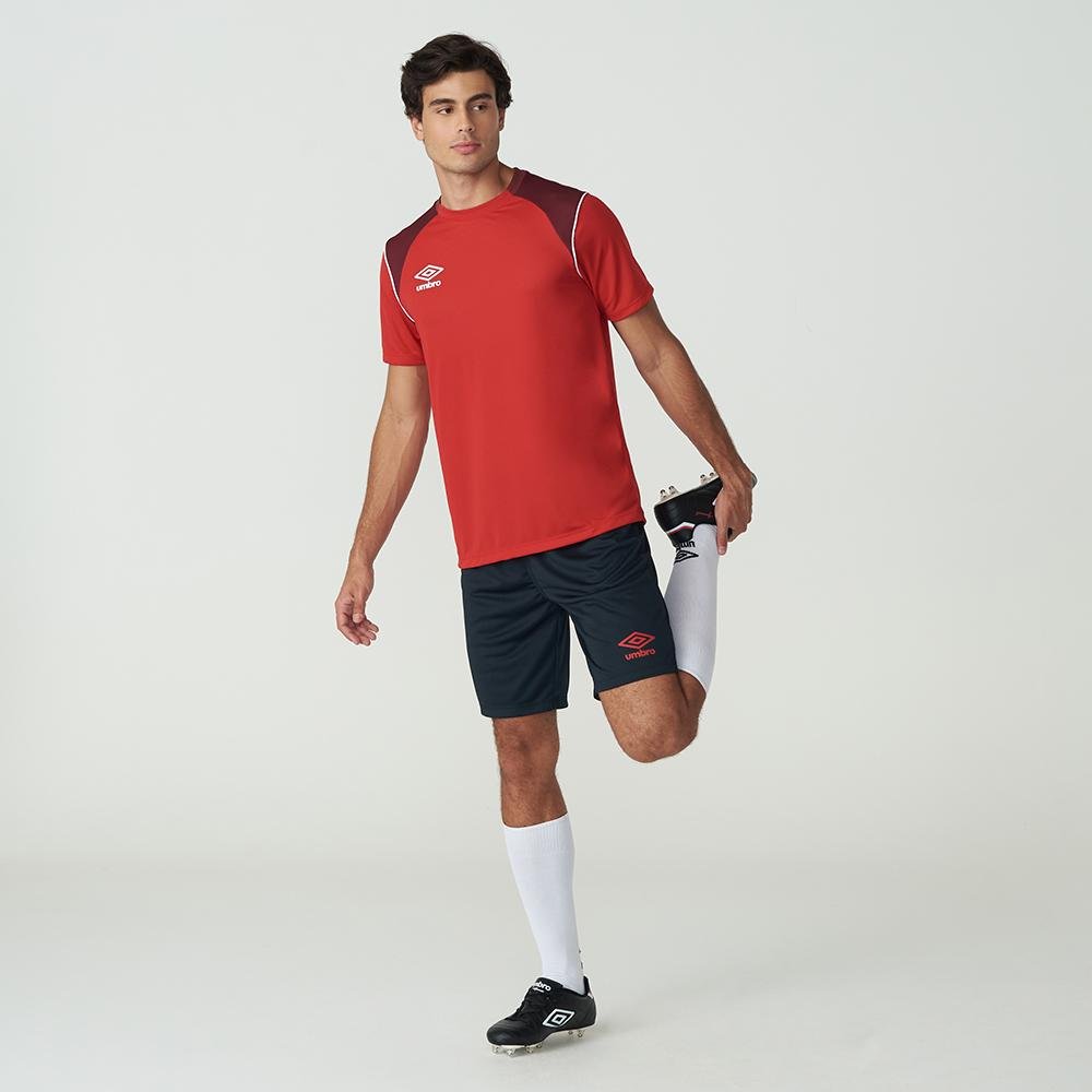 Camisa Masculina Umbro Color Pipe Vermelho 4