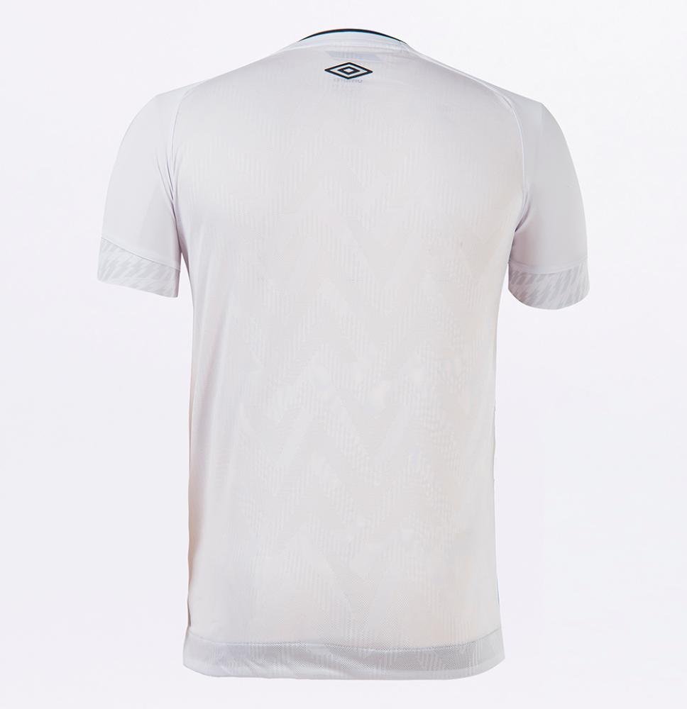 Camisa Masculina Umbro Santos Of.1 2021 (Classic S/N) Branco 3