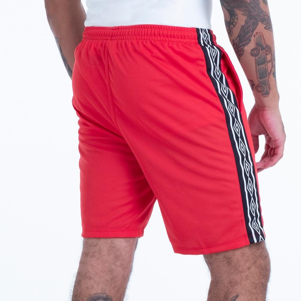 Calção Masculino Umbro Tape Club C/ Bolso Vermelho 3