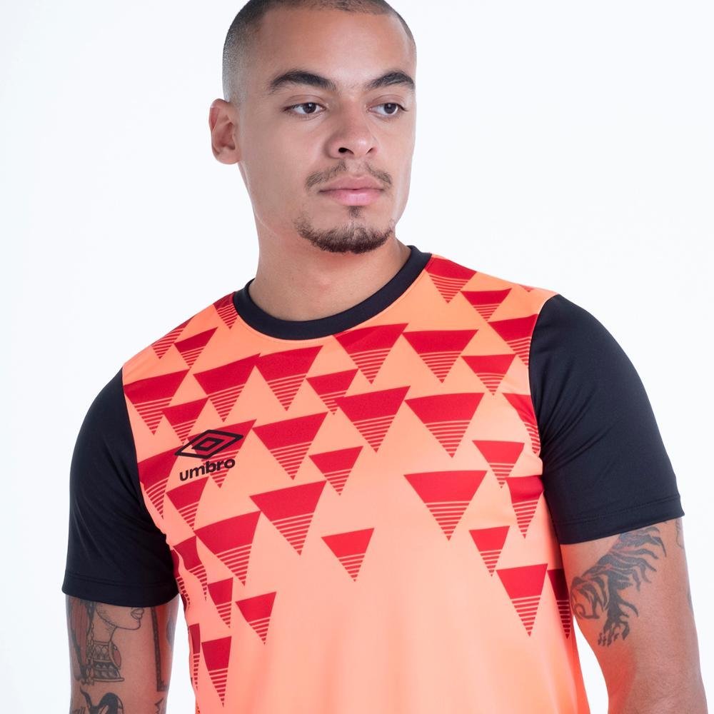 Camisa Masculina Umbro Diamond Diagram Laranja 3