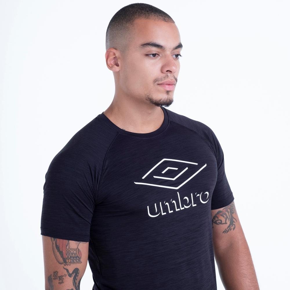 Camiseta Masculina Umbro Blend Large Diamond Preto 3