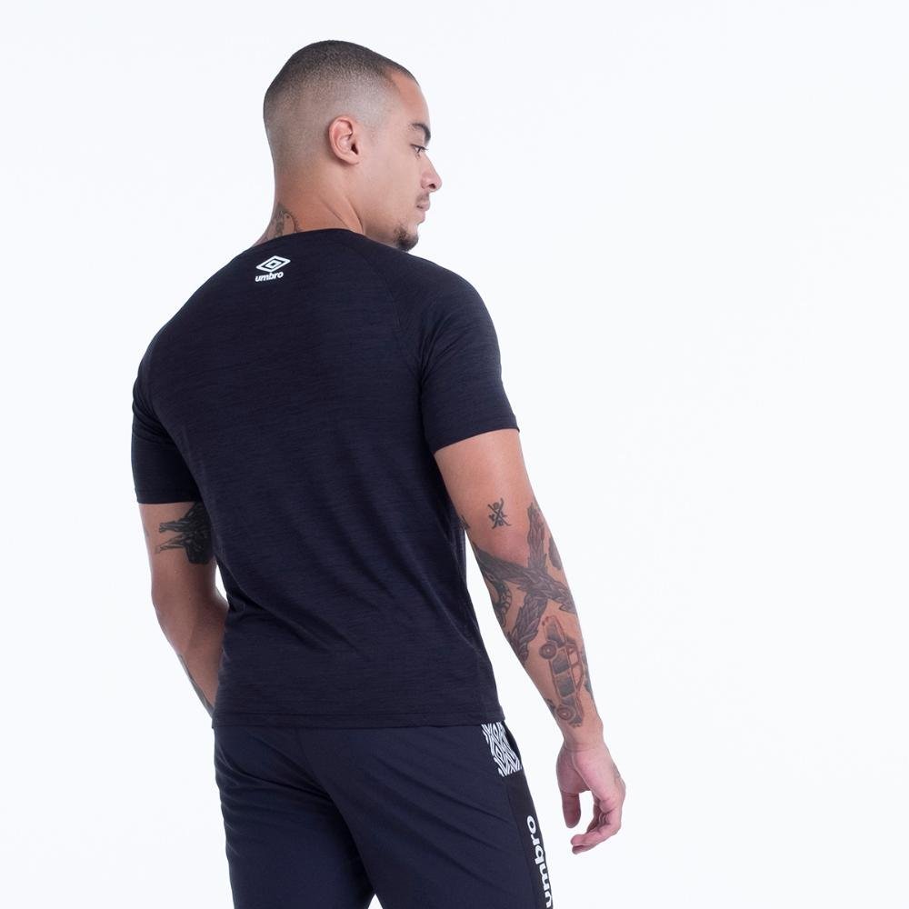 Camiseta Masculina Umbro Blend Large Diamond Preto 4