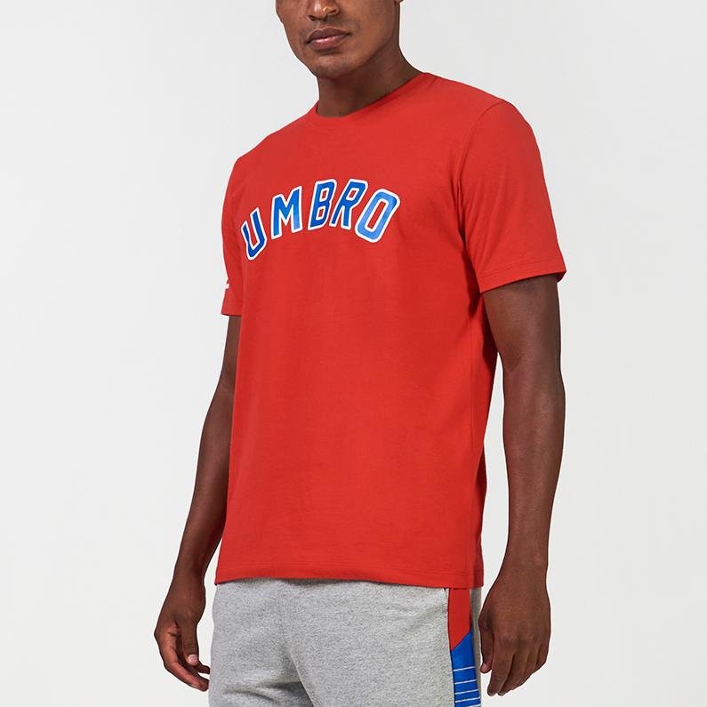 Camiseta Masculina Umbro College Color Vermelho 2