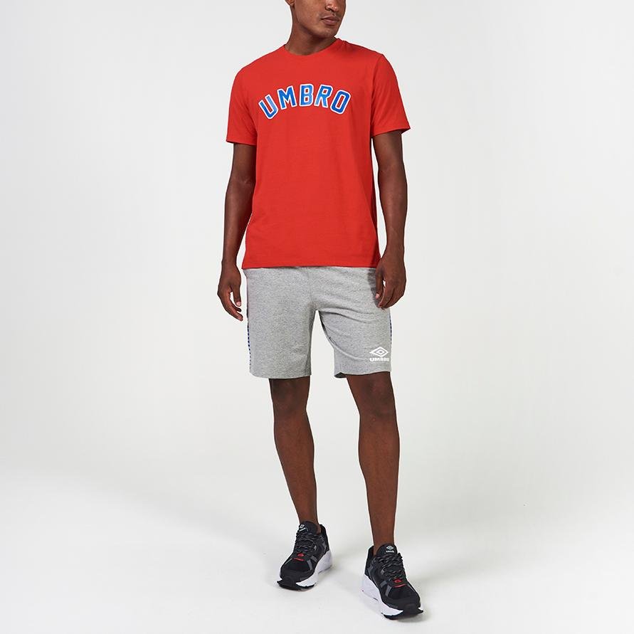 Camiseta Masculina Umbro College Color Vermelho 4