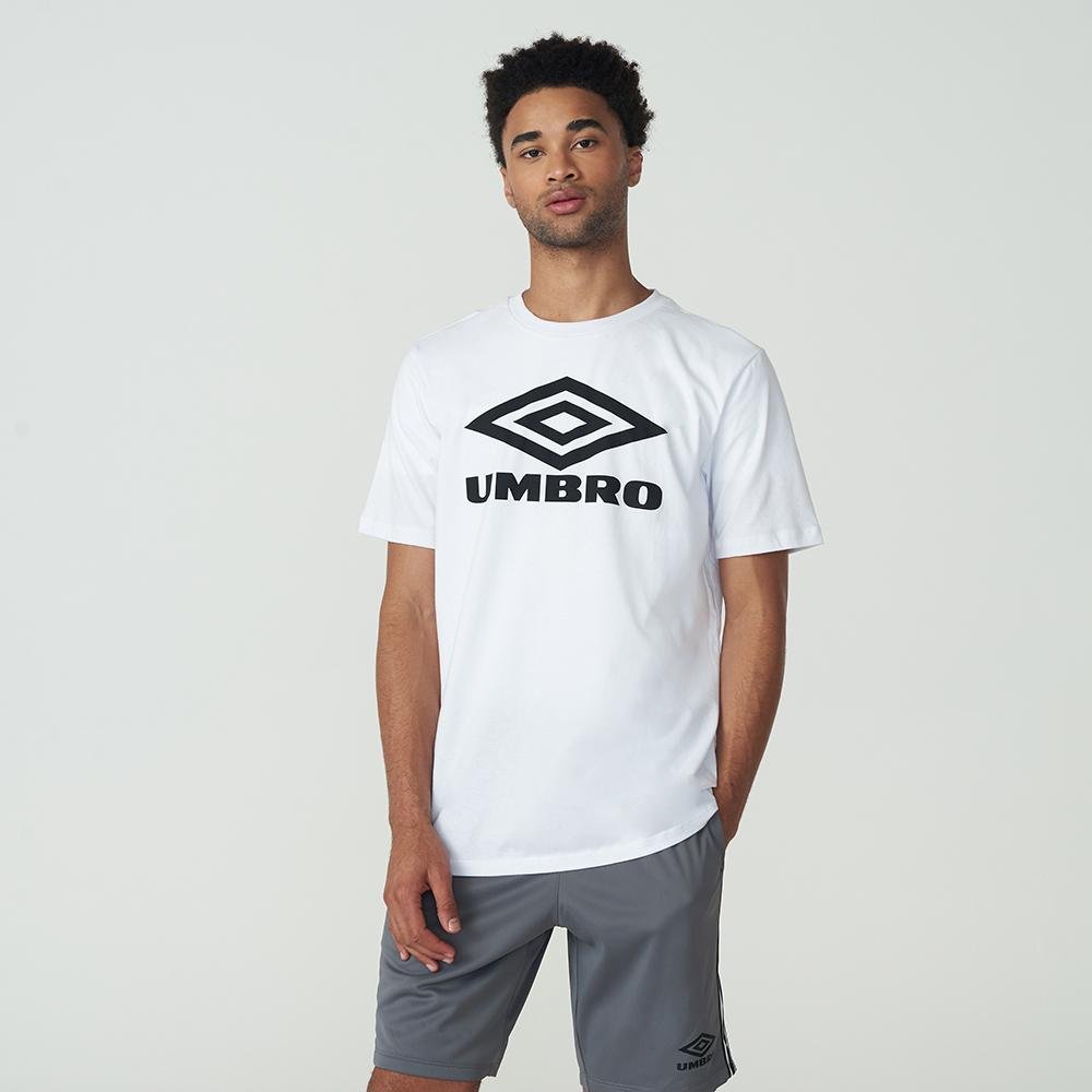 Camiseta Masculina Umbro Large Logo Duo Branco 1