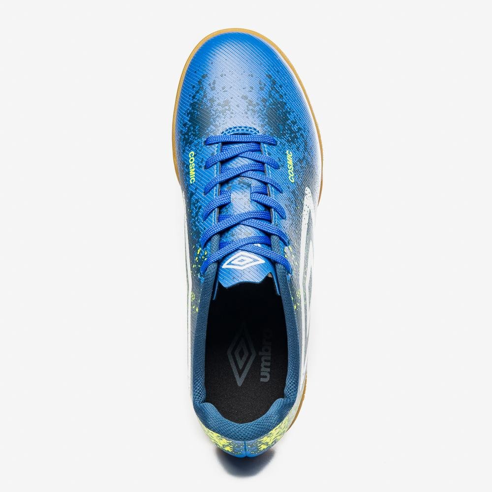 Chuteira Futsal Umbro Cosmic Azul 4