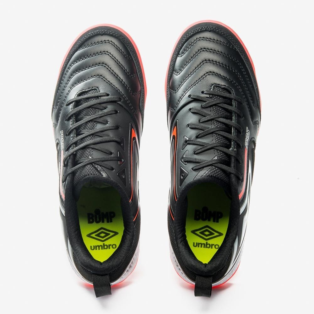 Chuteira Futsal Umbro Pro 5 Bump Preto 5