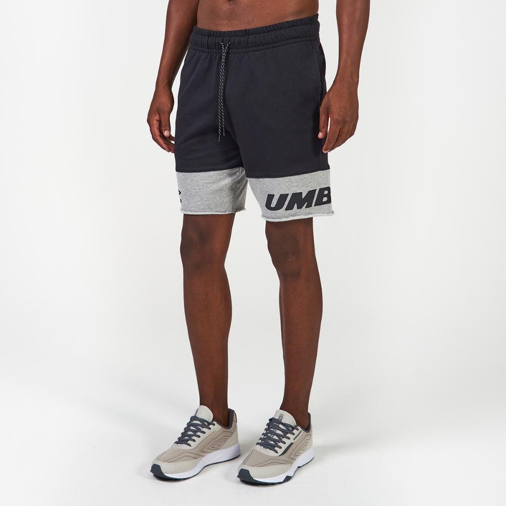 Bermuda Masculina Umbro College Motion Preto 2