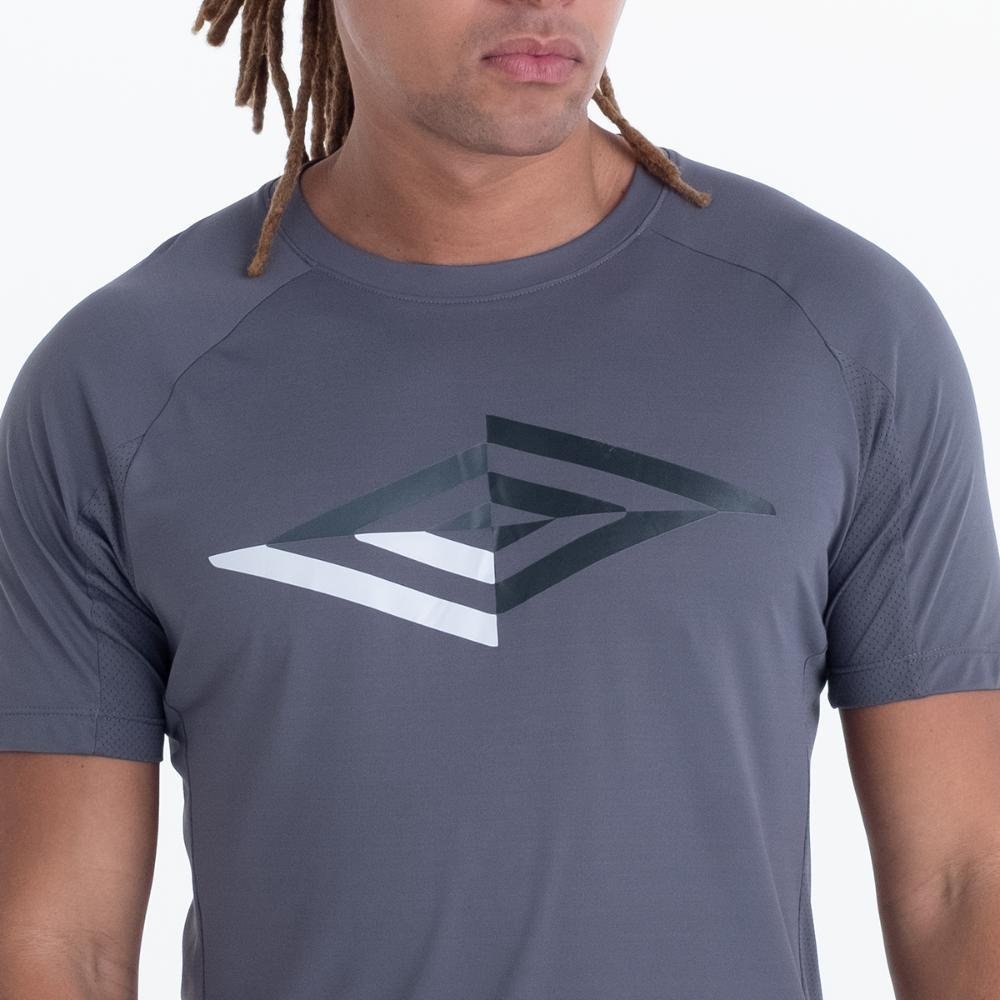 Camisa Masculina Umbro Diamond Fragments Cinza 4