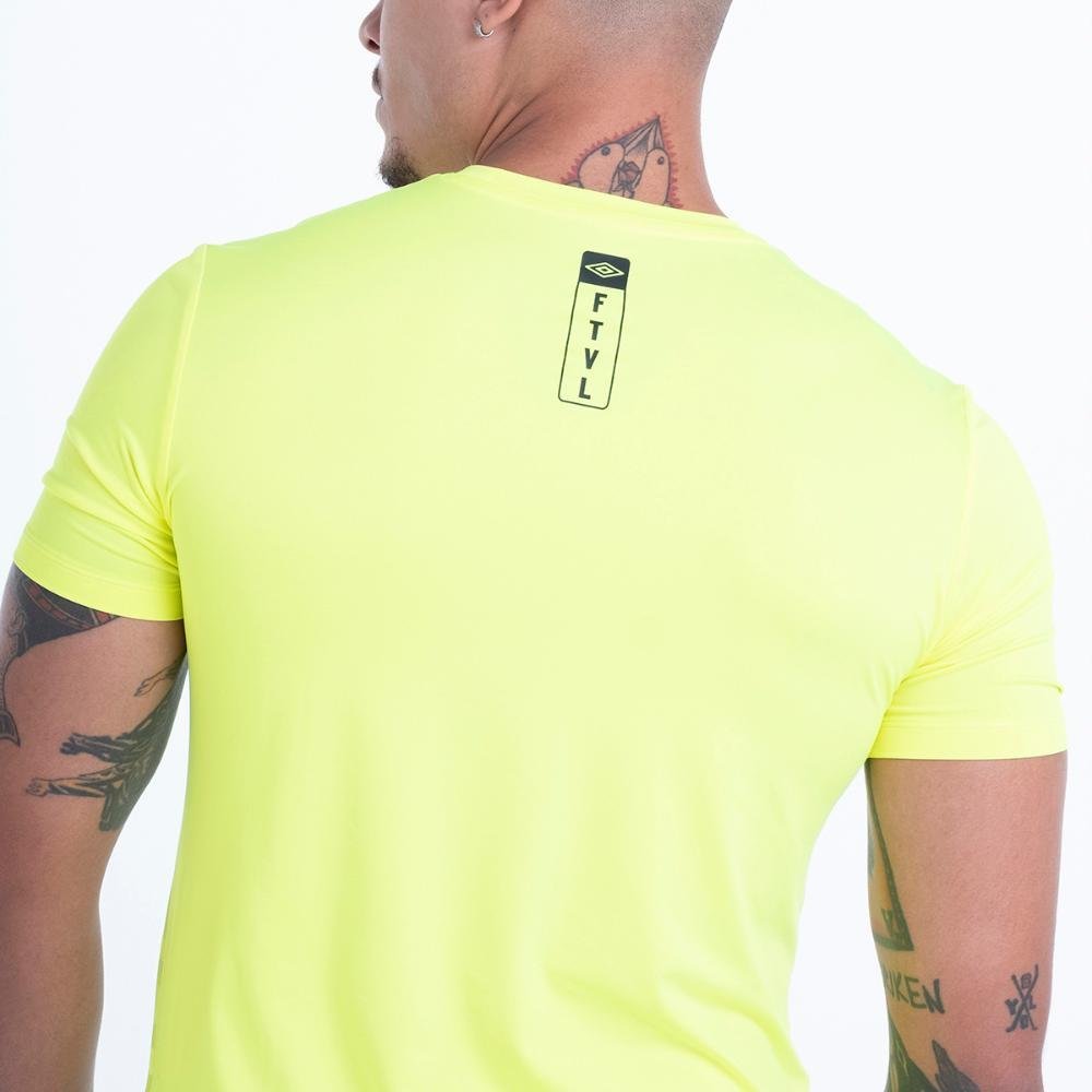 Camisa Masculina Umbro Futevolei Graphic C. Amarelo 2