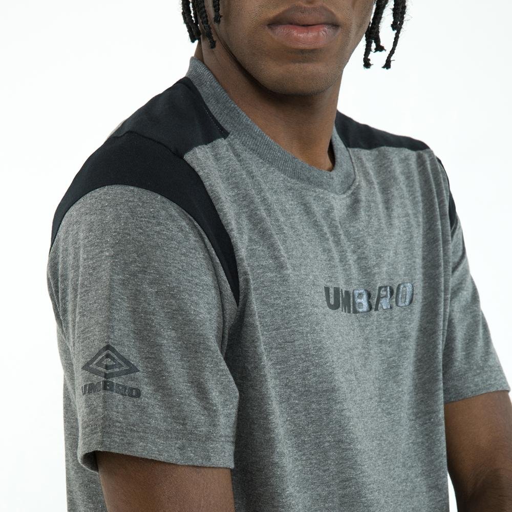 Camiseta Masculina Umbro College Motion Cinza 4