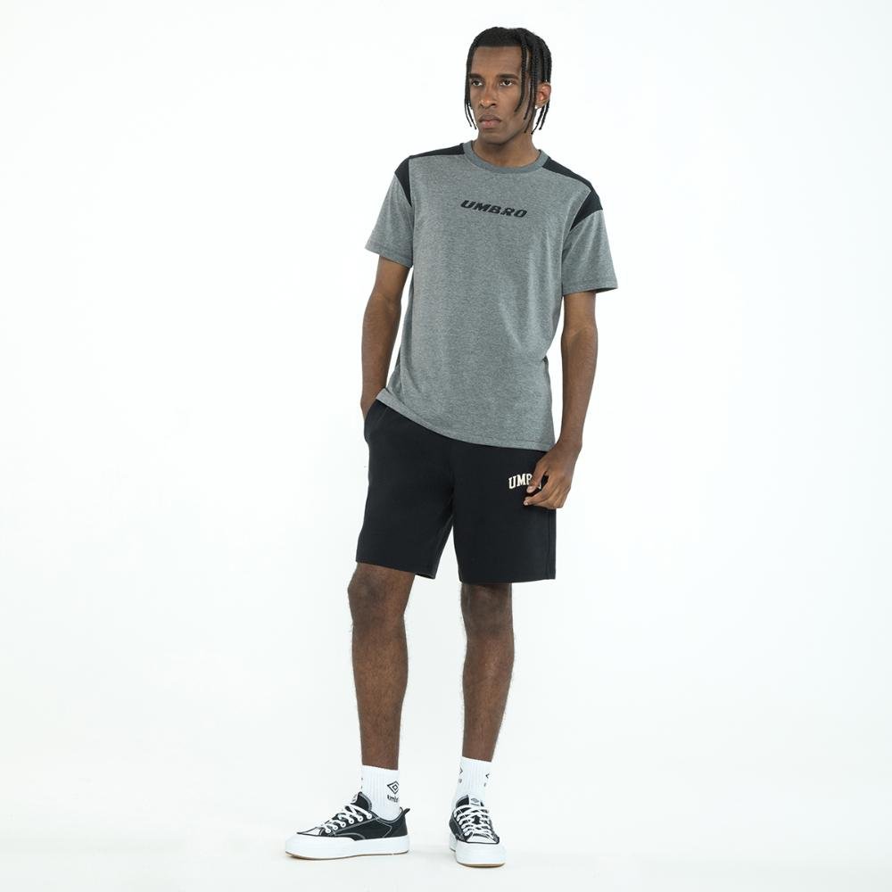 Camiseta Masculina Umbro College Motion Cinza 6