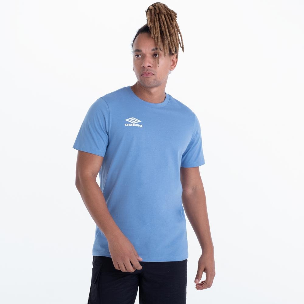 Camiseta Masculina Umbro Diamond Tradicional Azul 1