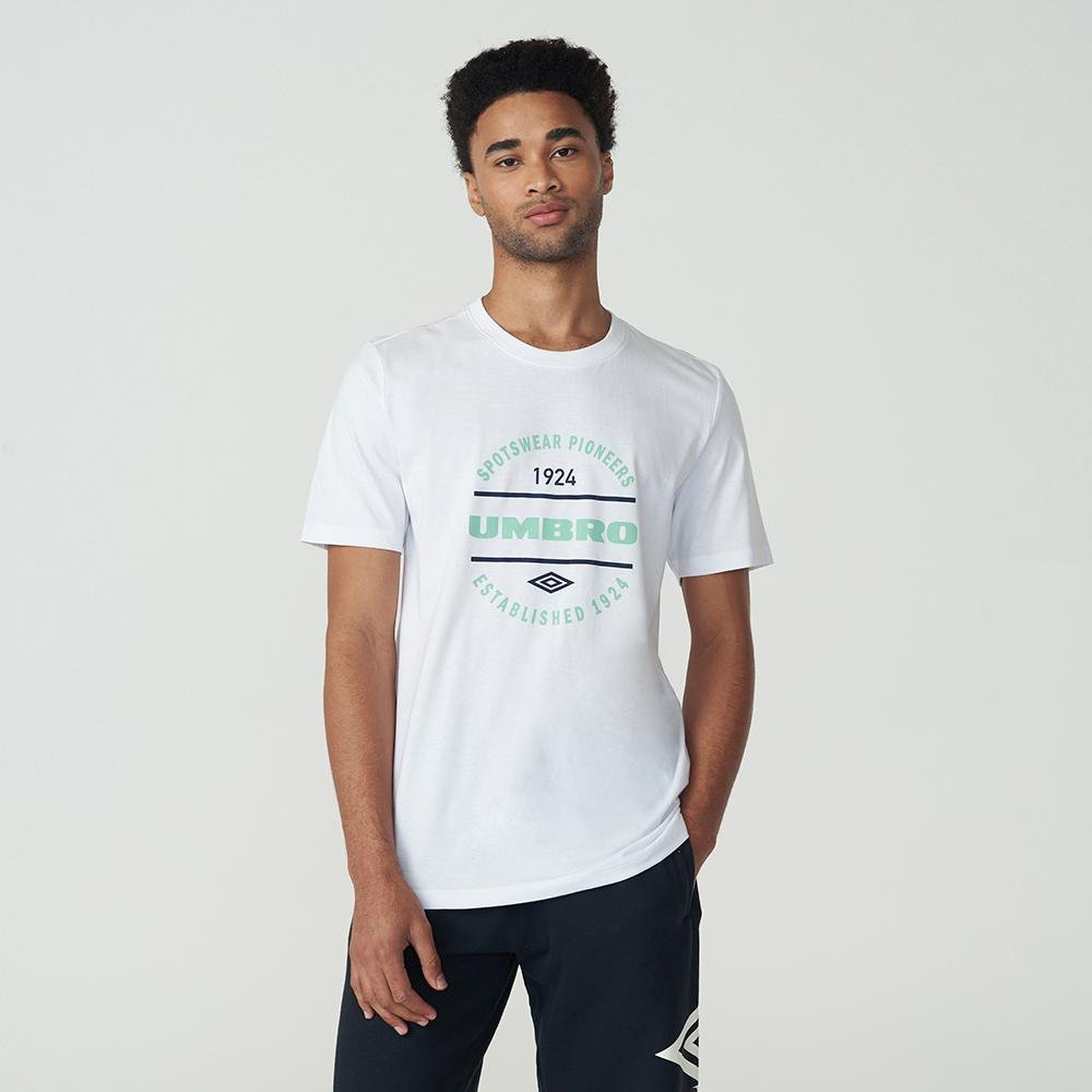 Camiseta Masculina Umbro Football Pioneers Branco 1