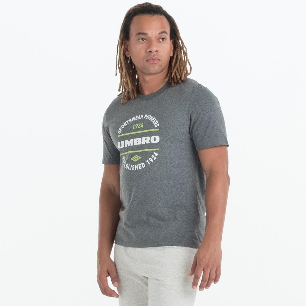 Camiseta Masculina Umbro Football Pioneers Cinza 4