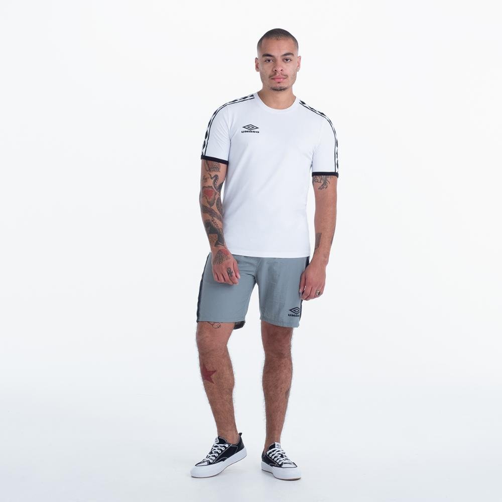 Camiseta Masculina Umbro Tape Legacy Branco 2