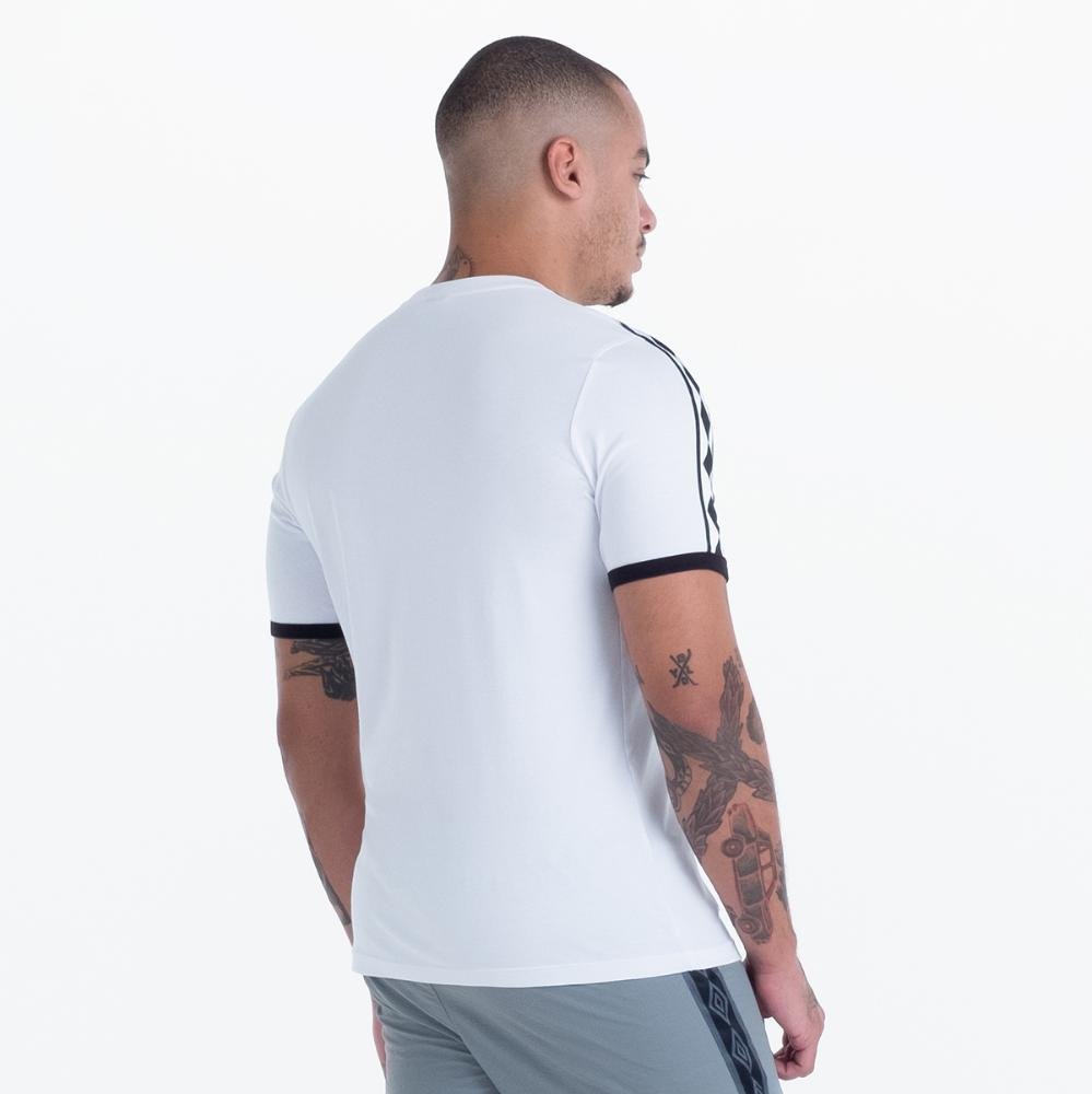 Camiseta Masculina Umbro Tape Legacy Branco 3