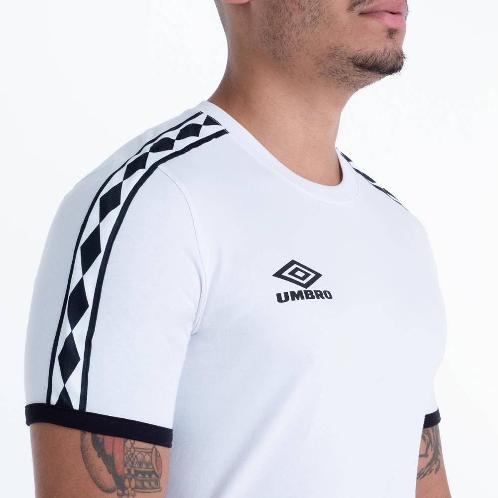 Camiseta Masculina Umbro Tape Legacy Branco 4