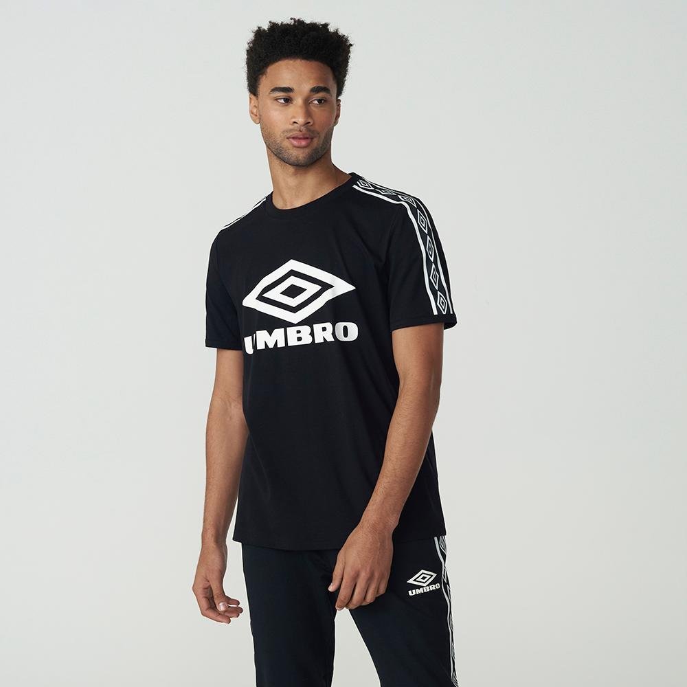 Camiseta Masculina Umbro Traditional Diamond Large Preto 2