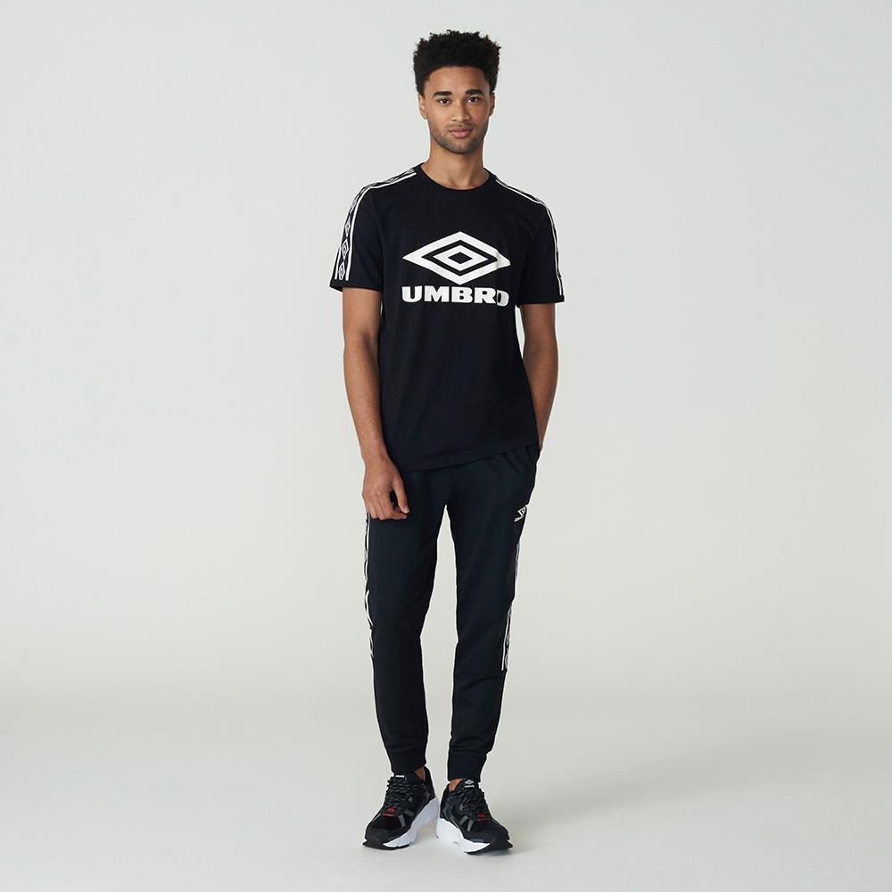 Camiseta Masculina Umbro Traditional Diamond Large Preto 4